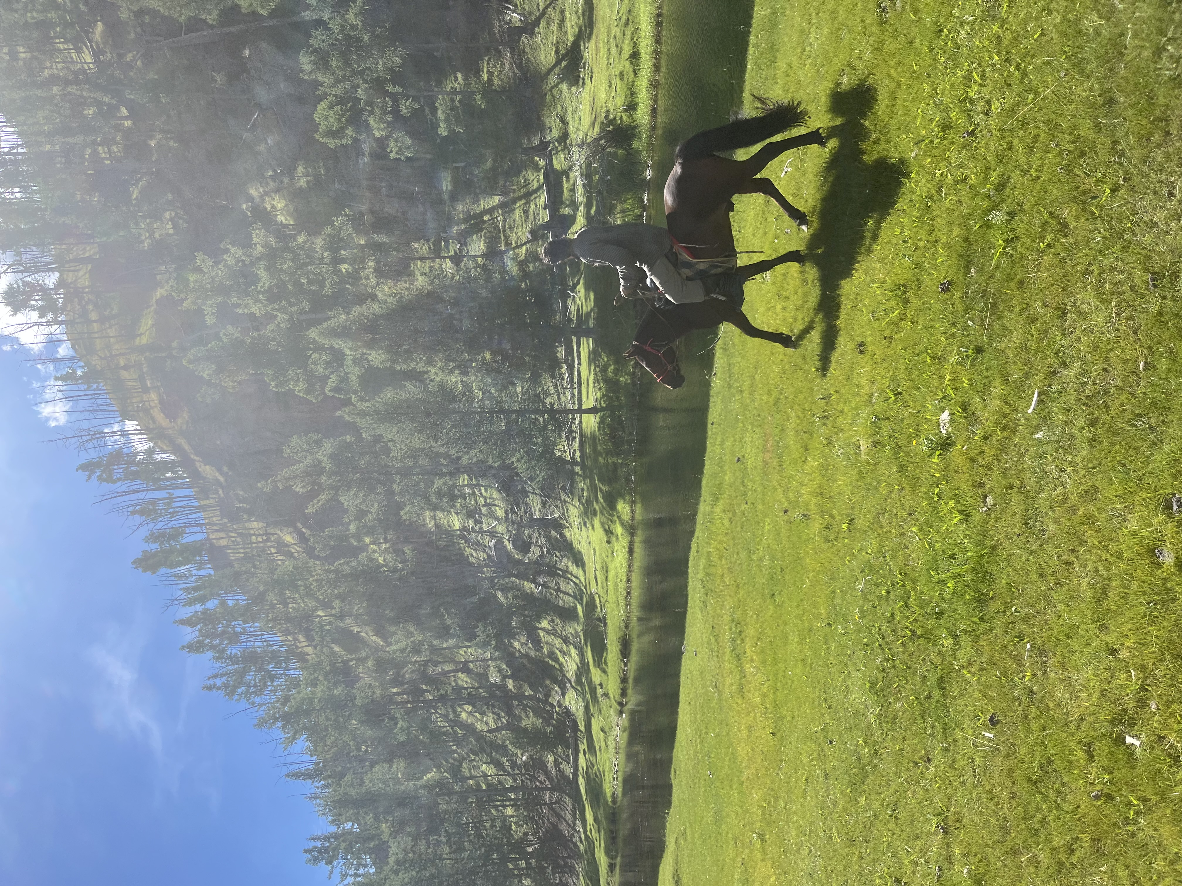 Riding through the valley